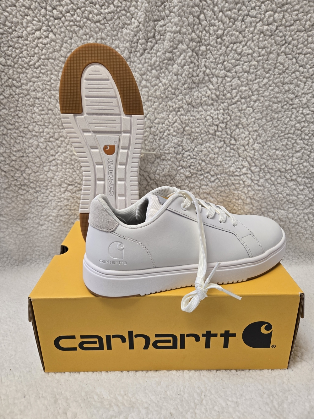 Carhartt White Low-Top Sneakers